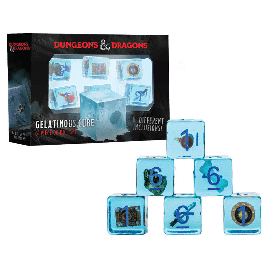 D&D Gelatinous Cube D6 Dice Set