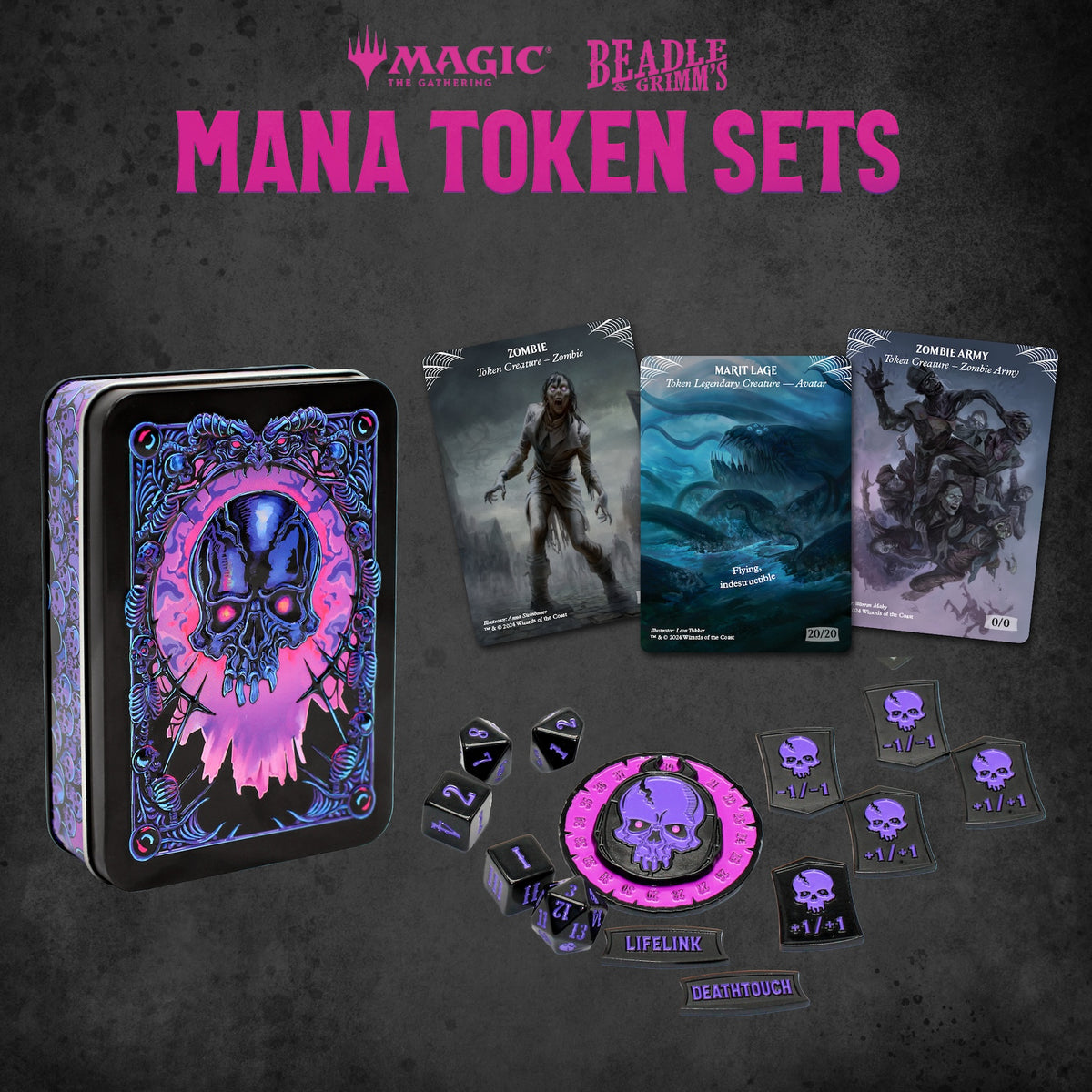 Beadle & Grimms Mana Tokens - Black