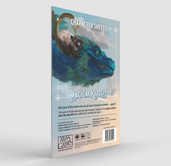 Magical Kitties Save the Day! - Character Sheets