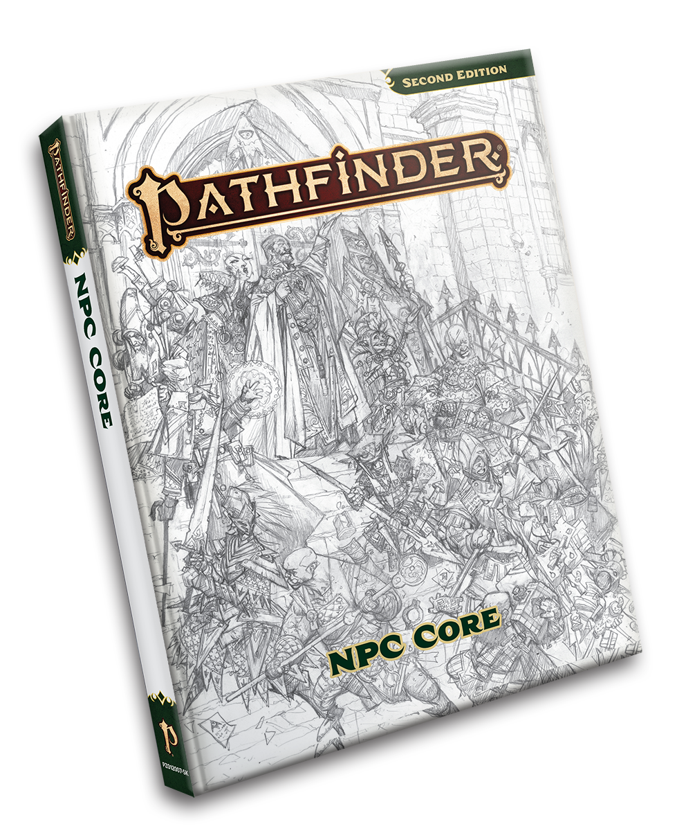 Pathfinder 2E NPC Core Sketch Cover