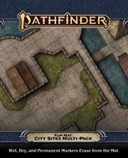 Pathfinder Flip-mat: City Sites multi-pack
