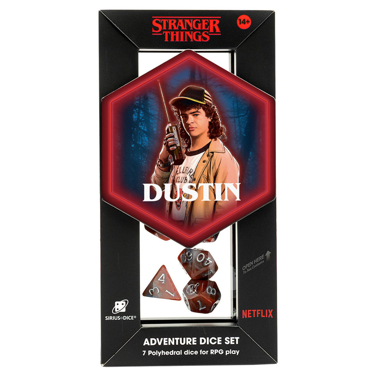 Stranger Things Adventure Dice Set - Dustin