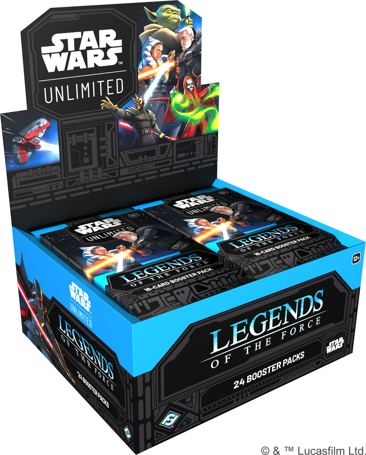 Star Wars Unlimited - Legends of the Force Booster Box CASE