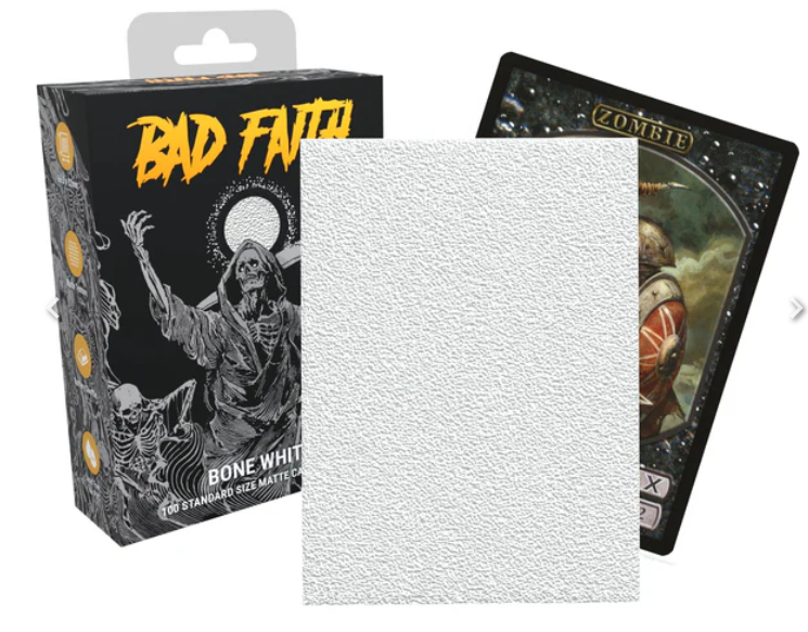 Bad Faith - Matte Standard Sleeves 100ct - Bone White