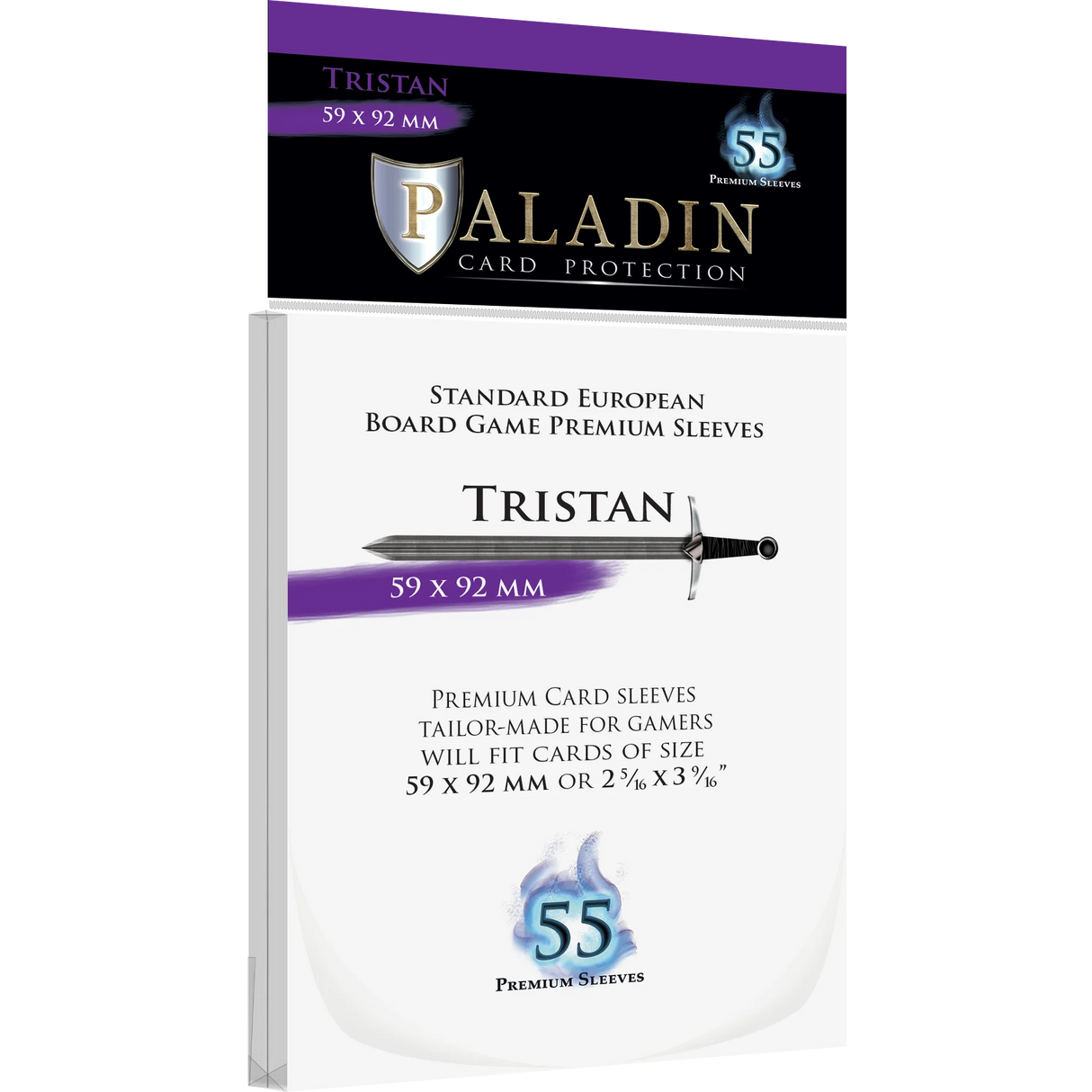 Board Game Sleeves - Tristan (59 × 92 mm, Standard European)