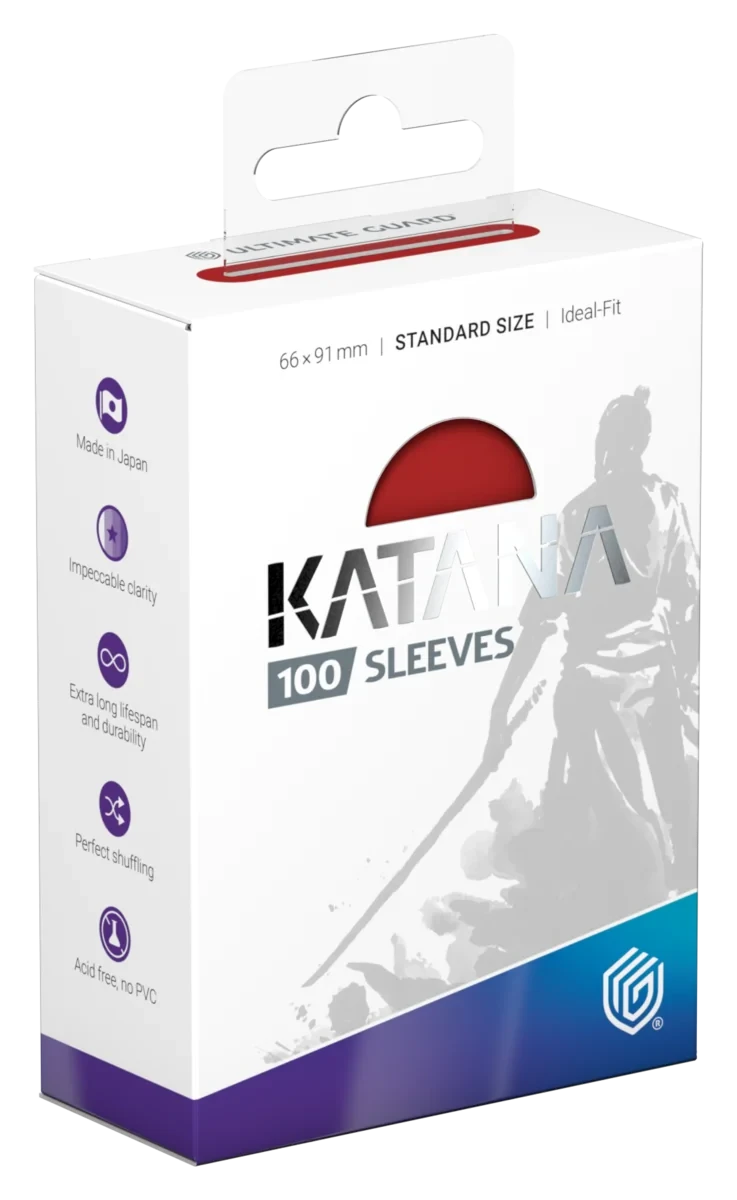 Katana Sleeves Standard Size (100) - Rising Sun