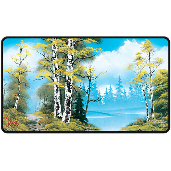 Ultra PRO: Black-Sitiched Playmat - Bob Ross (Lakeside)