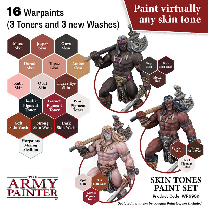 Skin Tones Paint Set