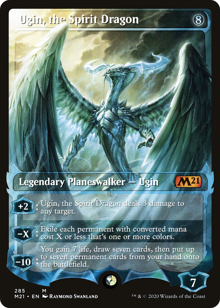 Ugin, the Spirit Dragon (Showcase) (M21-285) - Core Set 2021: (Showcase)