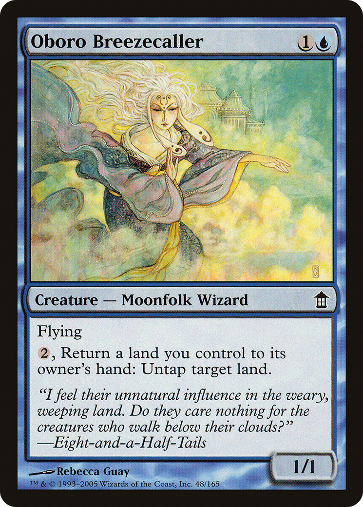 Oboro Breezecaller (SOK-048) - Saviors of Kamigawa Foil