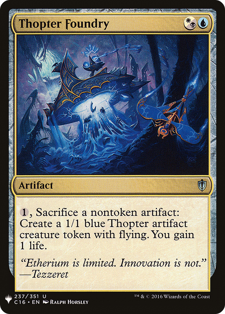 Thopter Foundry (C16) (LIST-237) - The List