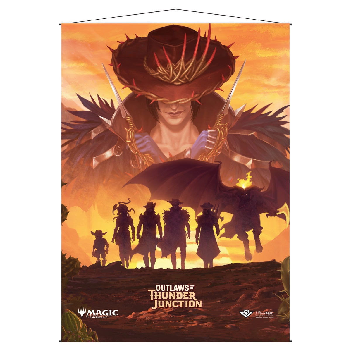 Ultra PRO: Wall Scroll - Outlaws of Thunder Junction (Gang Silhouette)