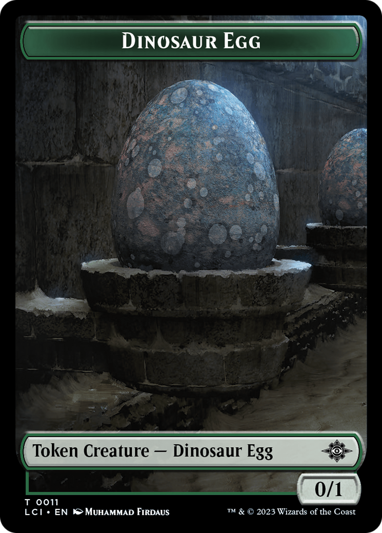 Dinosaur Egg (TLCI-011) - The Lost Caverns of Ixalan Tokens