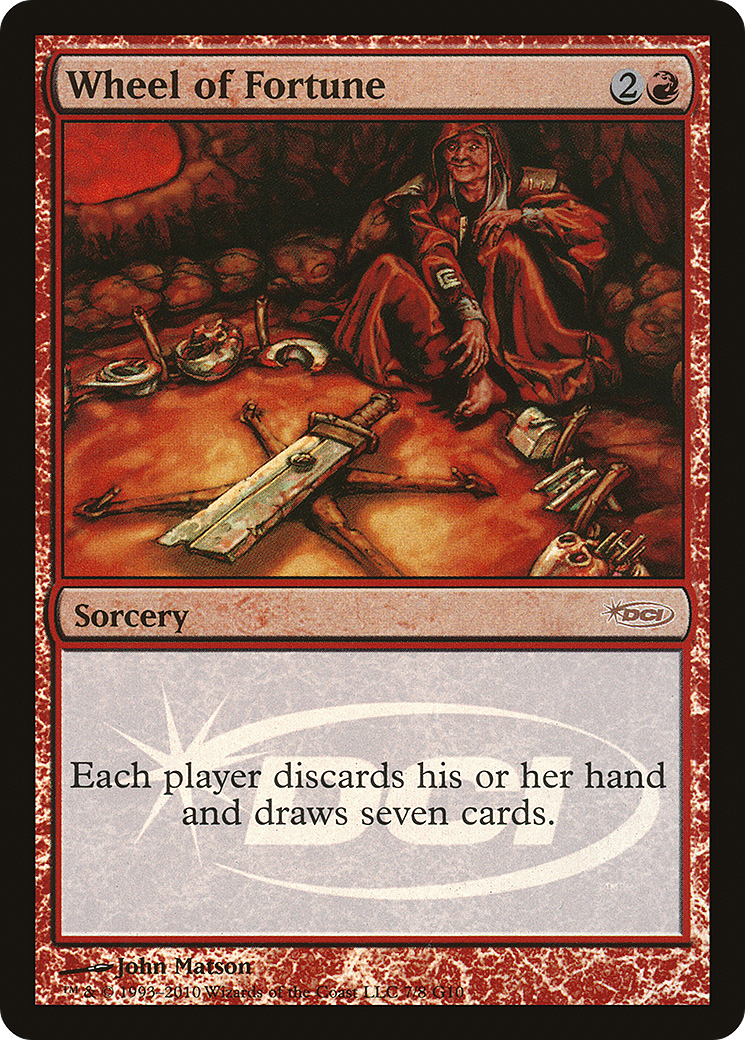 Wheel of Fortune (JDG-007) - Judge Gift Cards 2010 Foil