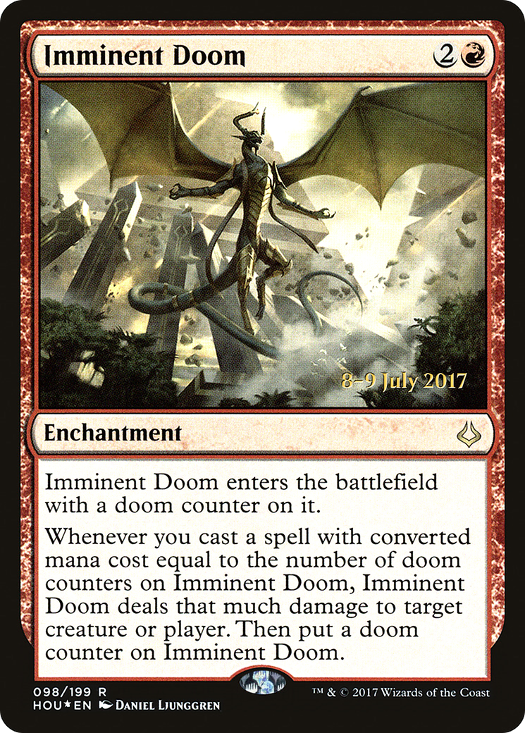 Imminent Doom (PRE-098) - Hour of Devastation Promos Foil