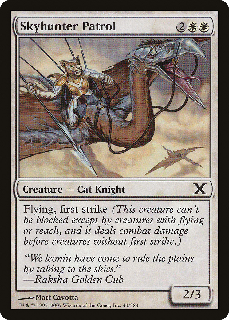 Skyhunter Patrol (10E-041) - Tenth Edition