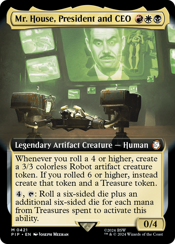 Mr. House, President and CEO (Extended Art) (PIP-421) - Fallout: (Extended Art)