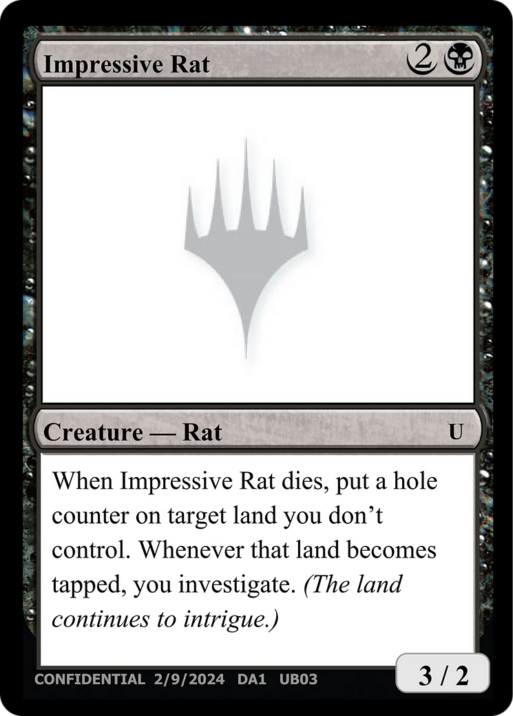 Impressive Rat (UNK-UB03) - Unknown Event