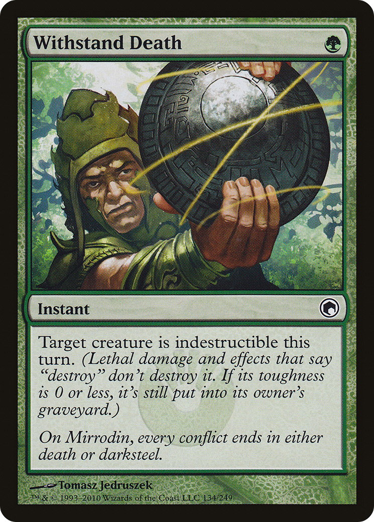 Withstand Death (SOM-134) - Scars of Mirrodin Foil