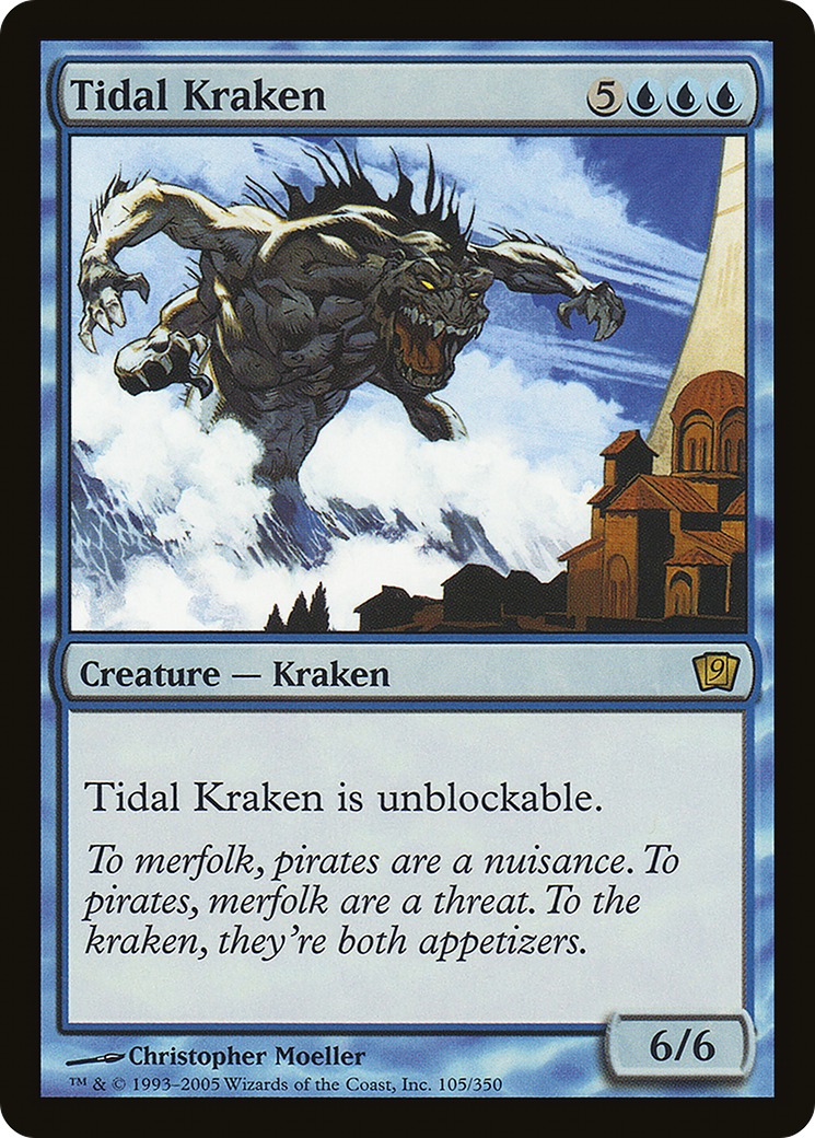 Tidal Kraken (9ED-105) - 9th Edition Foil