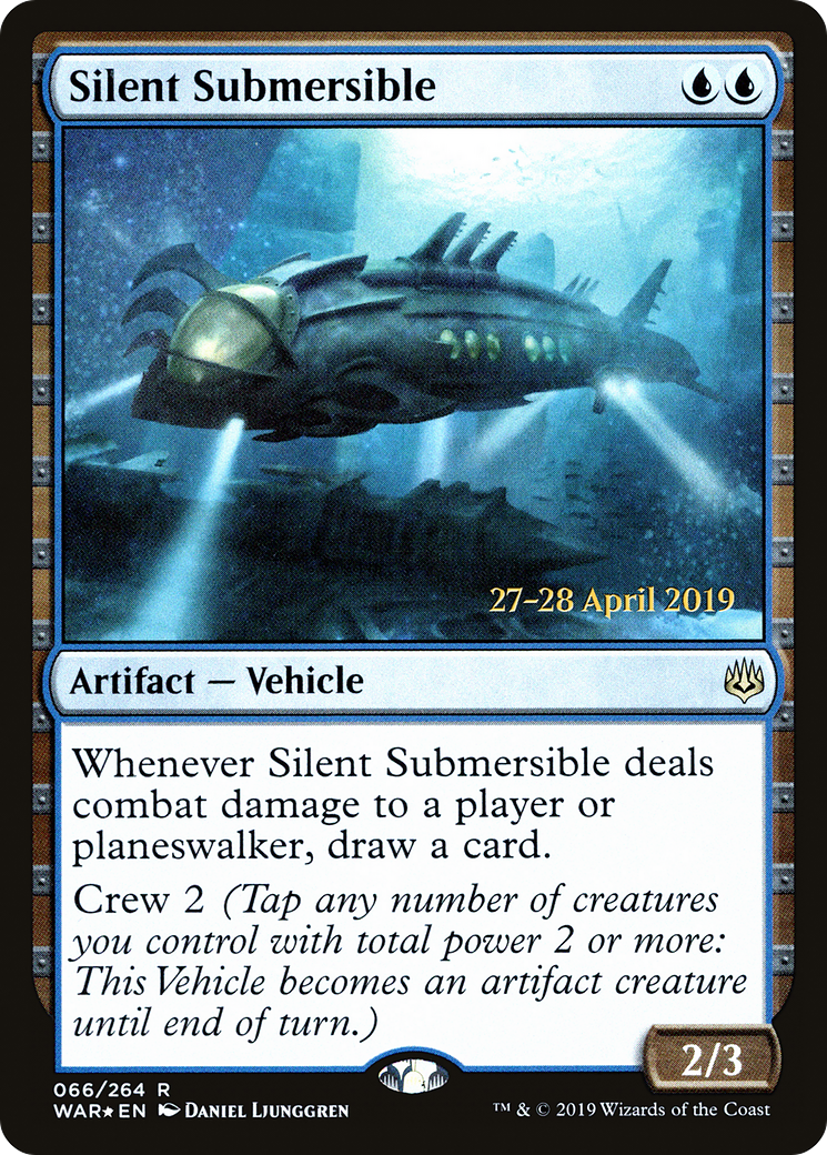 Silent Submersible (PRE-066) - War of the Spark Promos Foil