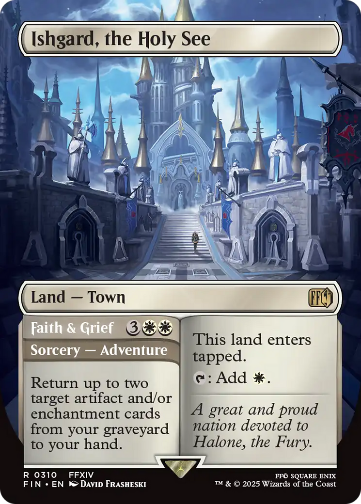 Ishgard, the Holy See (Borderless) (FIN-310) - FINAL FANTASY Foil