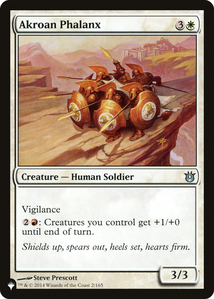 Akroan Phalanx (LIST-BNG-2) - The List