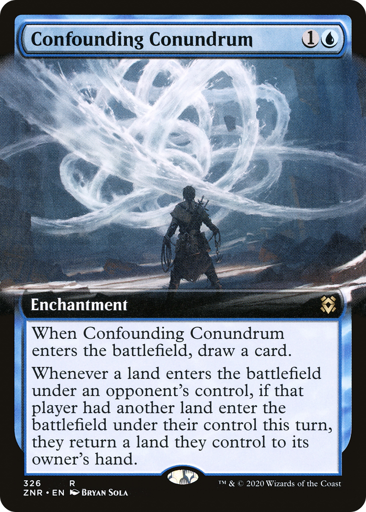 Confounding Conundrum (Extended Art) (ZNR-326) - Zendikar Rising: (Extended Art)
