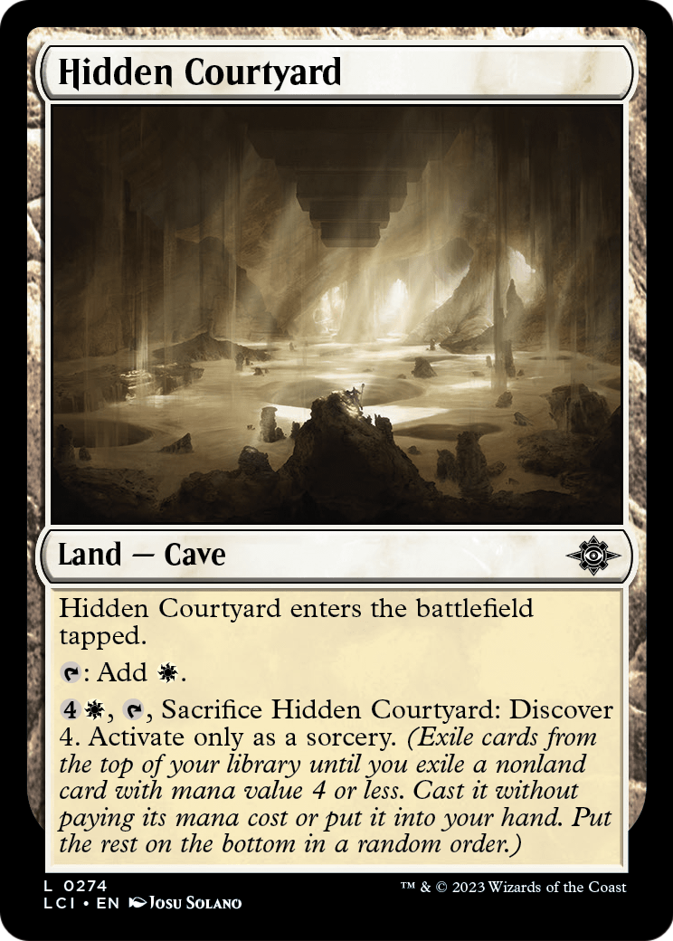 Hidden Courtyard (LCI-274) - The Lost Caverns of Ixalan Foil