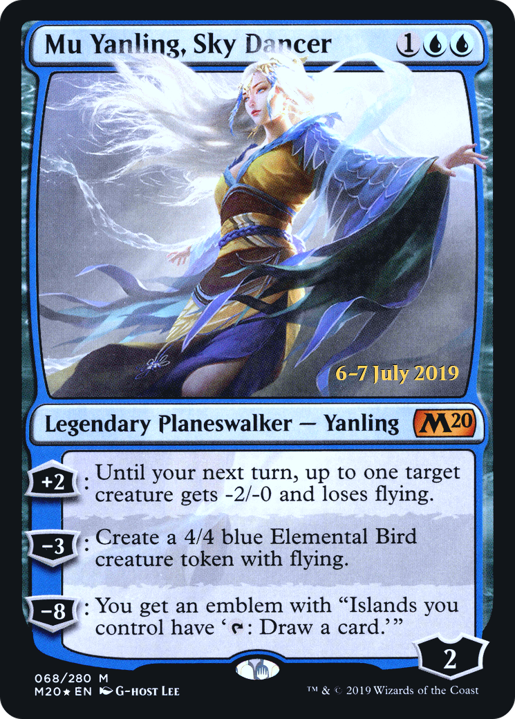 Mu Yanling, Sky Dancer (PRE-068) - Core Set 2020 Promos Foil