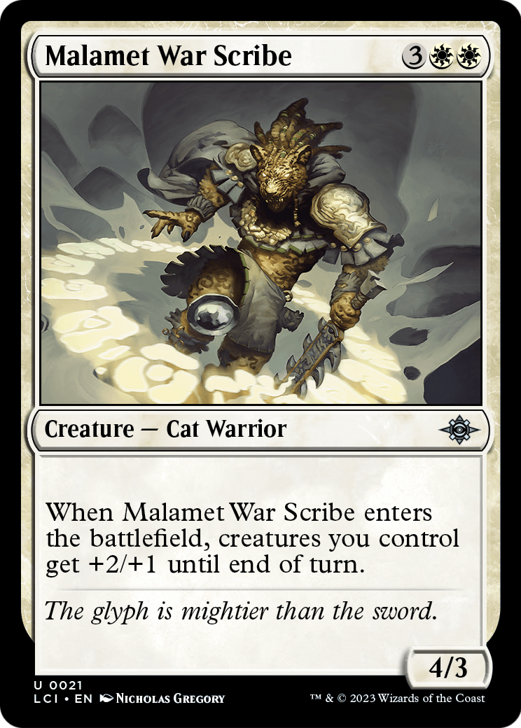 Malamet War Scribe (LCI-021) - The Lost Caverns of Ixalan Foil
