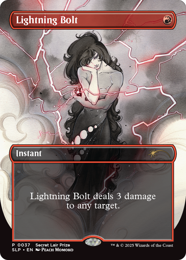 Lightning Bolt (SLP-037) - Secret Lair Showdown