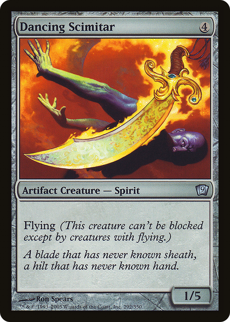 Dancing Scimitar (9ED-292) - 9th Edition