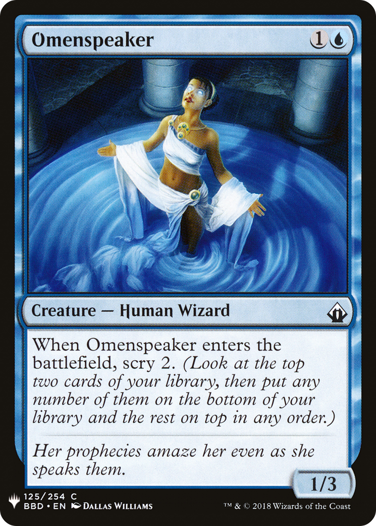 Omenspeaker (LIST-125) - The List