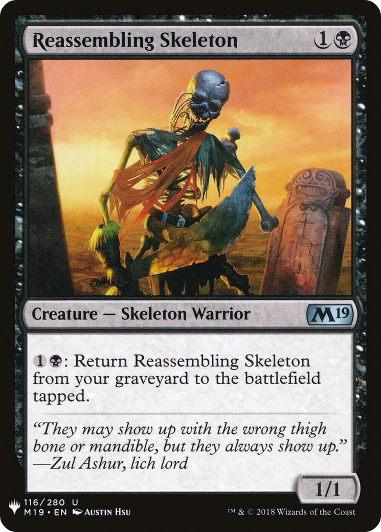 Reassembling Skeleton (LIST-116) - The List