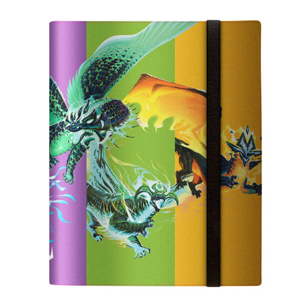 PRO: 9-Pocket Binder MTG- Tarkir Dragonstorm- Prerelease Key Artwork