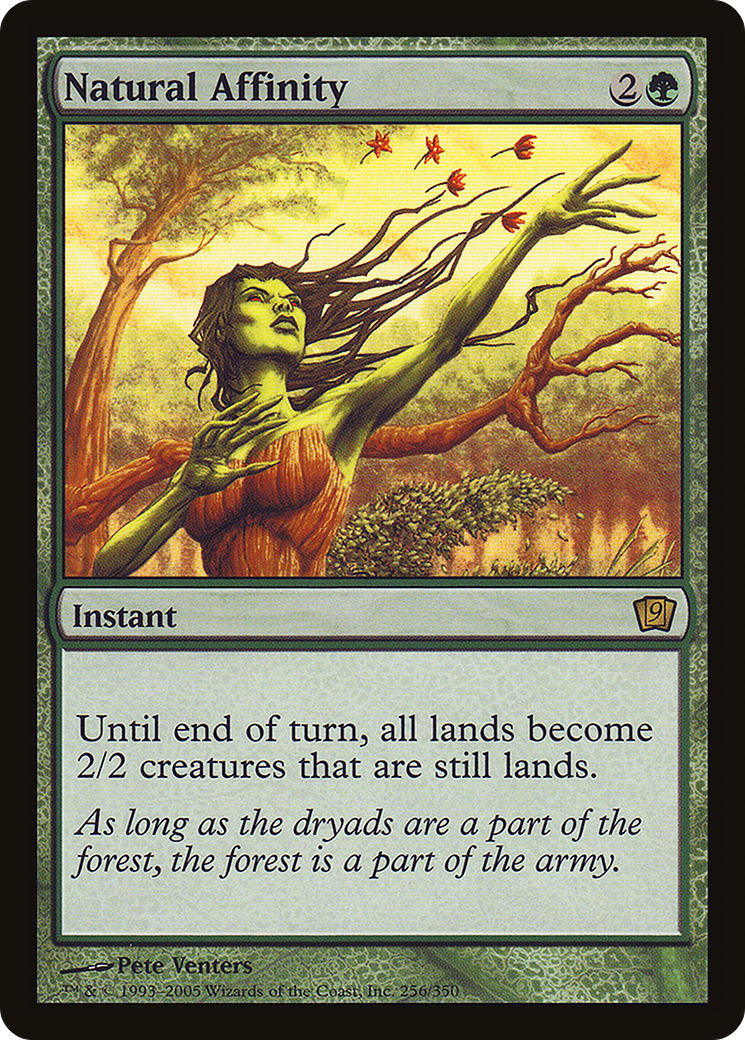 Natural Affinity (9ED-256) - 9th Edition Foil