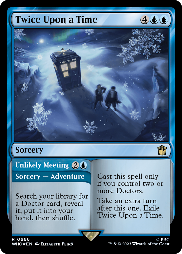 Twice Upon a Time (Surge Foil) (WHO-666) - Doctor Who Foil