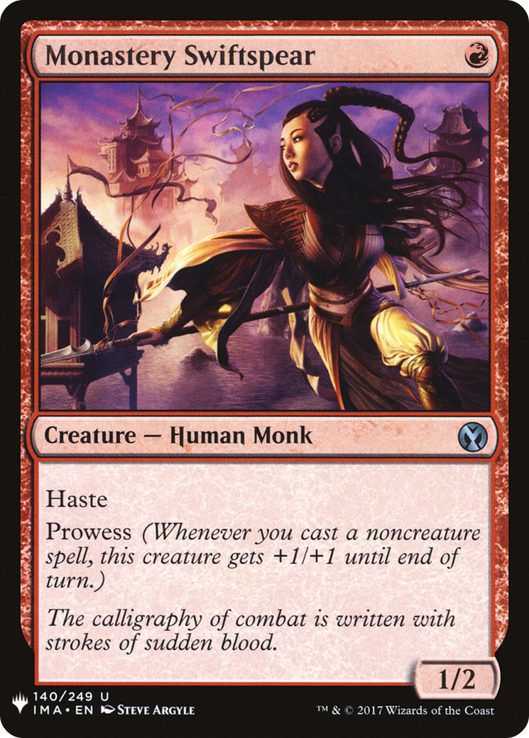 Monastery Swiftspear (LIST-IMA-140) - The List