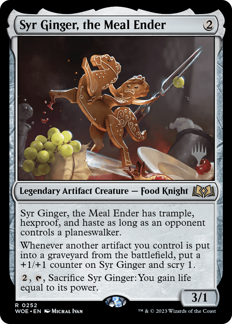 Syr Ginger, the Meal Ender (PPWOE-252) - Wilds of Eldraine Promos Foil