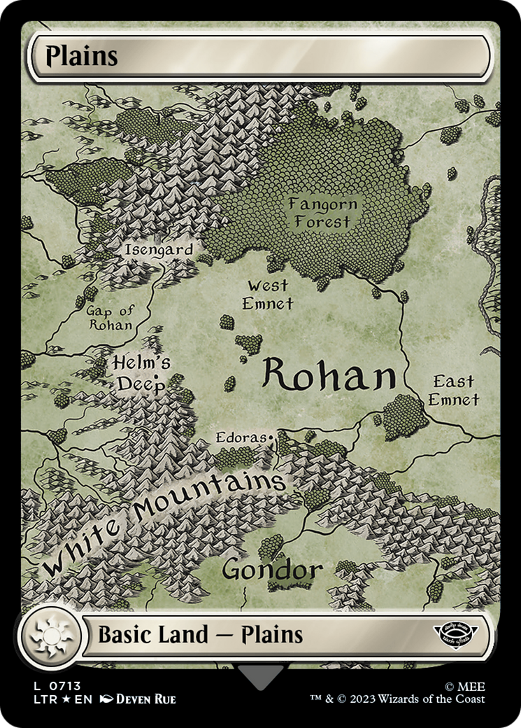 Plains (0713) (Surge Foil) (LTR-713) - The Lord of the Rings: Tales of Middle-earth Foil