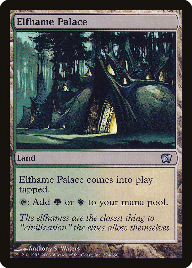 Elfhame Palace (8ED-324) - 8th Edition Foil