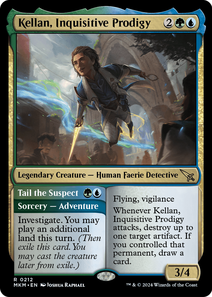 Kellan, Inquisitive Prodigy (MKM-212) - Murders at Karlov Manor Foil