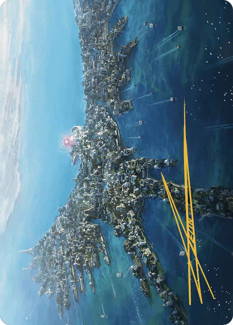 Restless Anchorage // Restless Anchorage (ALCI-042) - The Lost Caverns of Ixalan Art Series (Borderless)