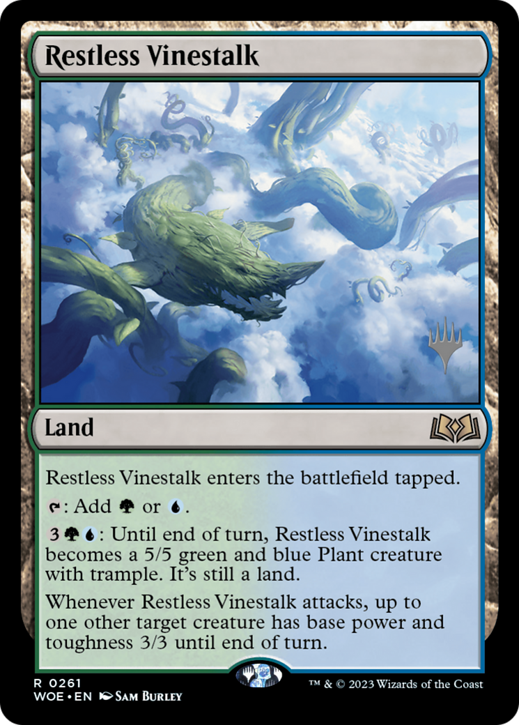Restless Vinestalk (PPWOE-261) - Wilds of Eldraine Promos