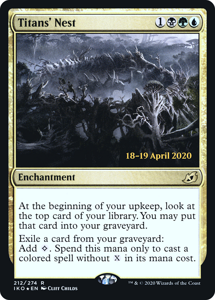 Titans' Nest (PRE-212) - Ikoria: Lair of Behemoths Promos Foil