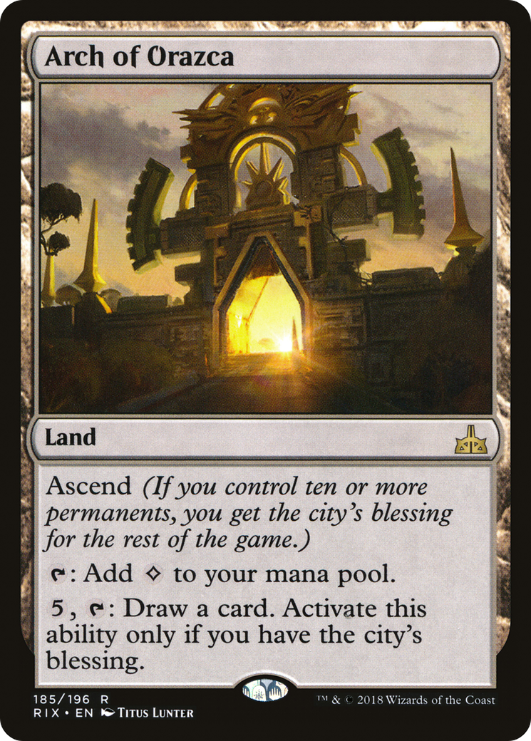 Arch of Orazca (RIX-185) - Rivals of Ixalan Foil