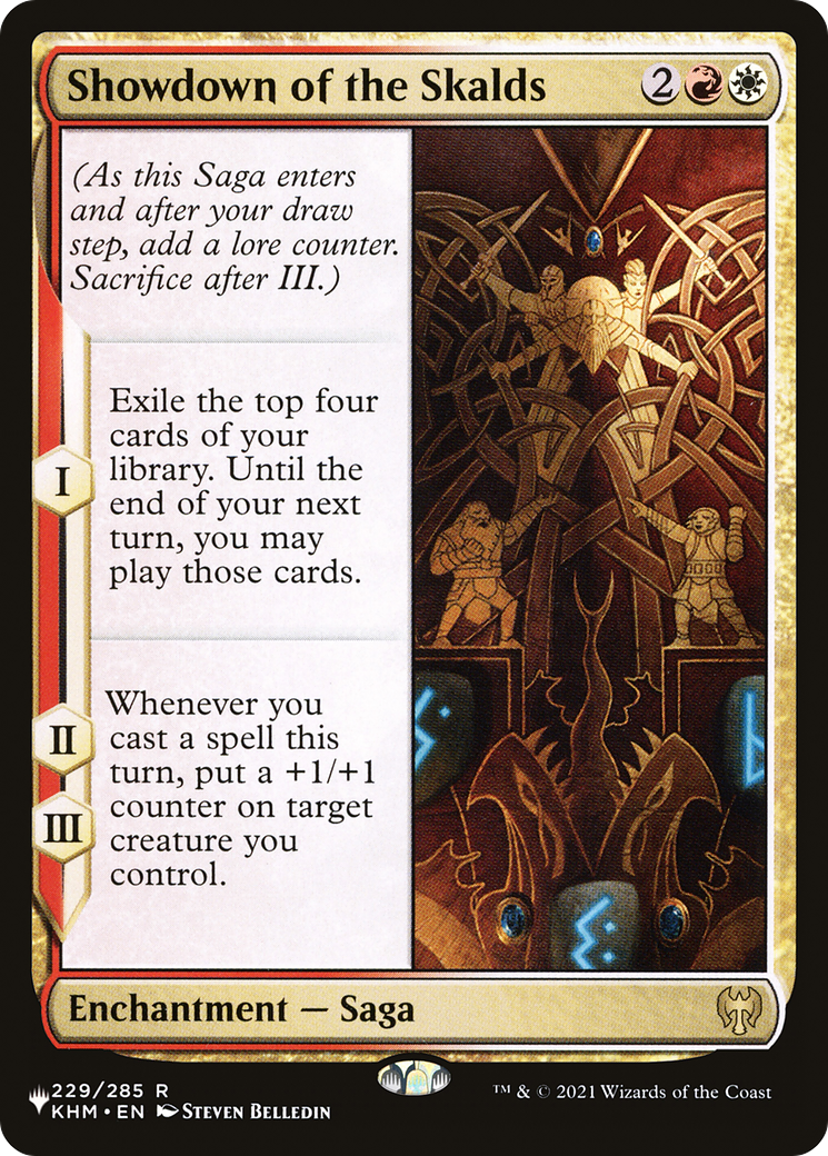 Showdown of the Skalds (LIST-229/285) - The List