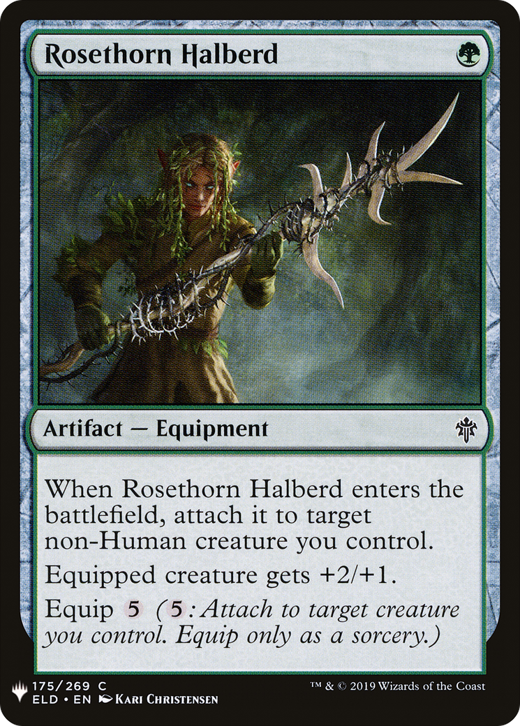 Rosethorn Halberd (LIST-175) - The List