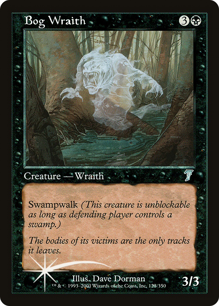 Bog Wraith (7ED-123★) - 7th Edition
